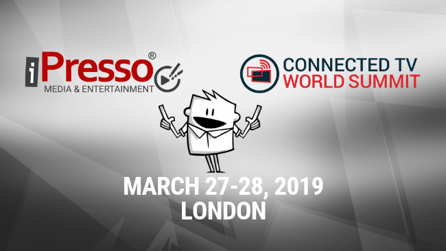 iPresso Media&Entertainment At The Connected TV World Summit In London