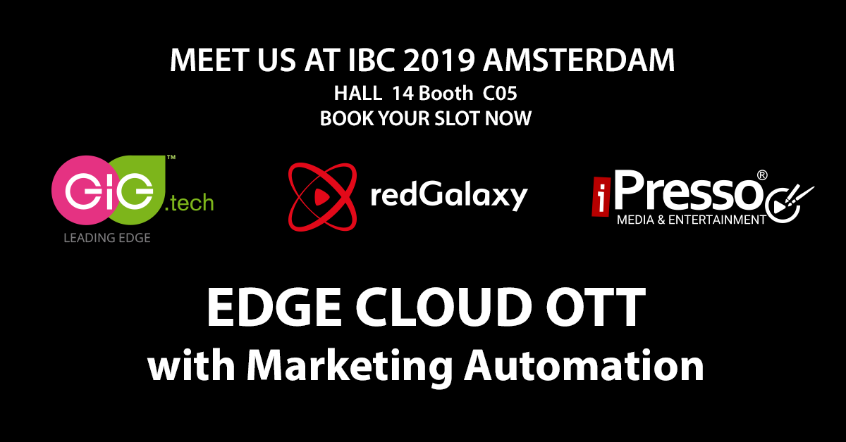 Let’s meet at IBC 2019 in Amsterdam!